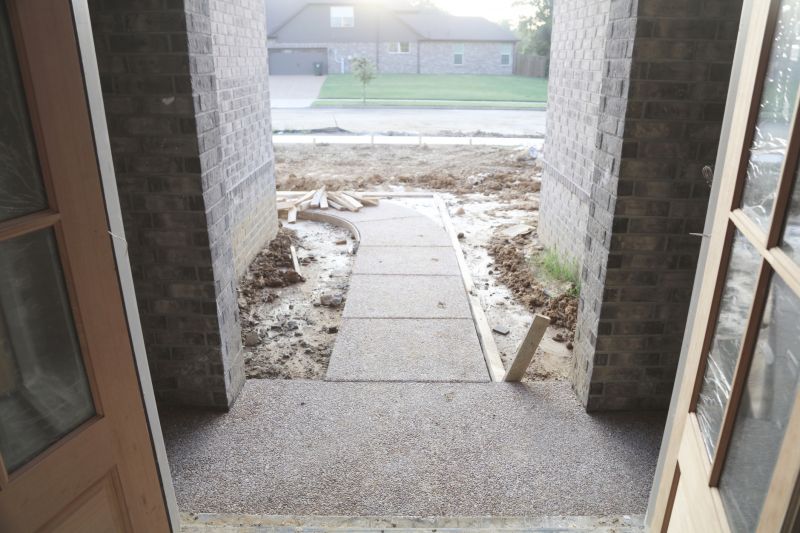 New Concrete Walkway