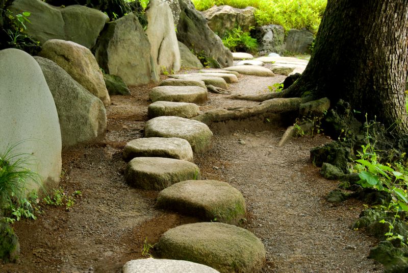 Elegant Stone Walkways